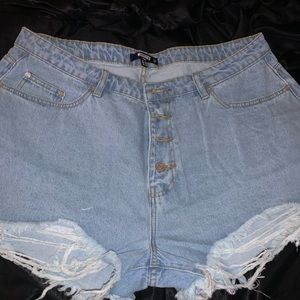 Super jean shorts mom jean like
